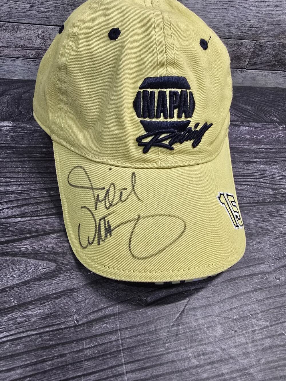 Michael Waltrip SIGNED Autographed NAPA Racing #15 Hat NASCAR Chase Authentics